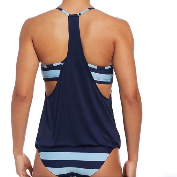 Nike Layered Tankini Top NESSE269-440- Size XL - Picture 2 of 8